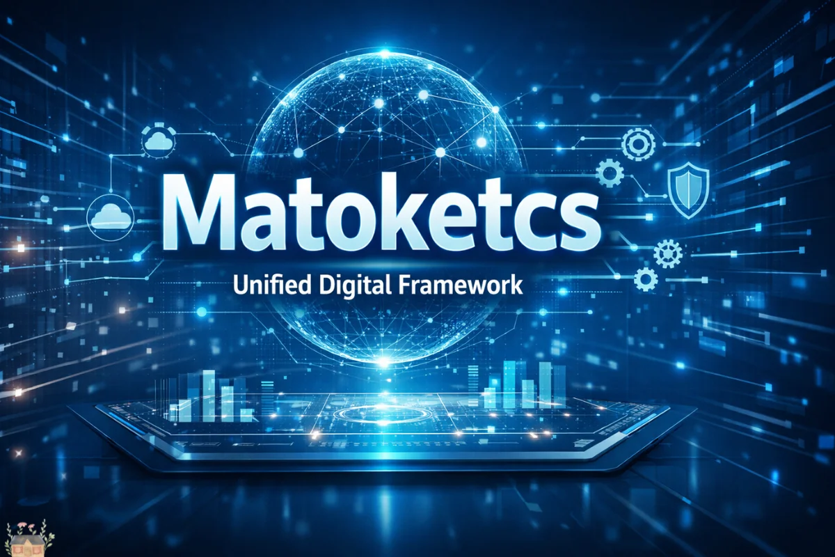 Matoketcs unified digital framework with AI-powered data connectivity and automation visualization.