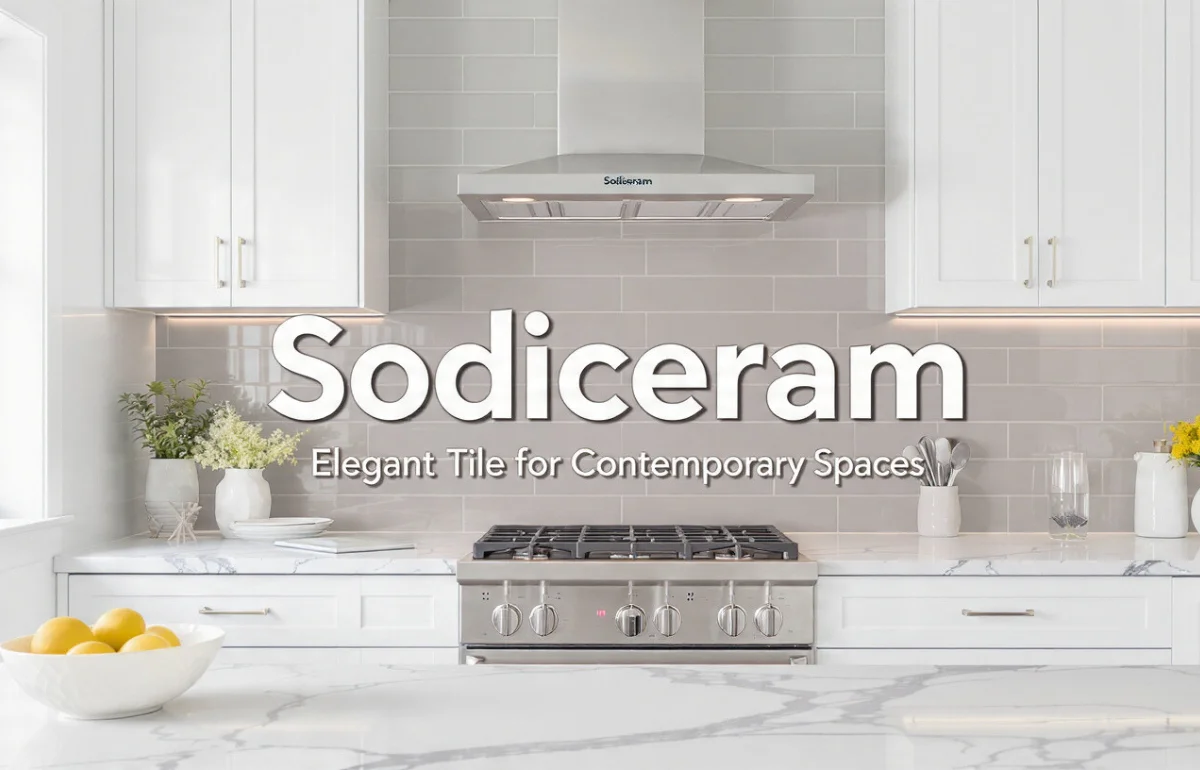 Sodiceram - Elegant tiles for contemporary kitchen spaces, showcasing sleek design and modern aesthetics.