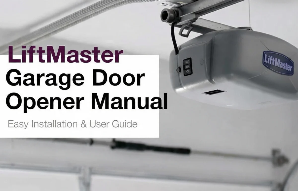 LiftMaster Garage Door Opener Manual – Easy Installation & User Guide