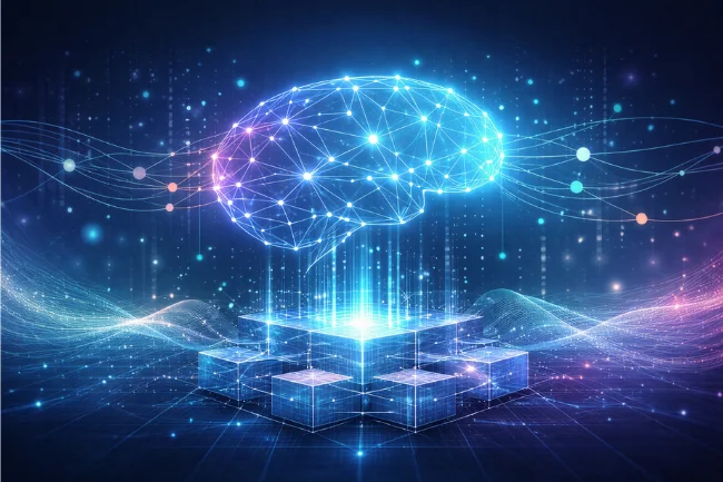 Plftiger adaptive AI architecture showing continuous learning and predictive intelligence