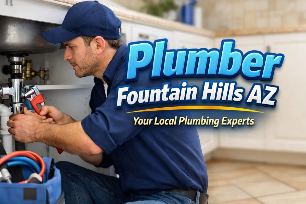 Plumber Fountain Hills AZ repairing residential kitchen plumbing system