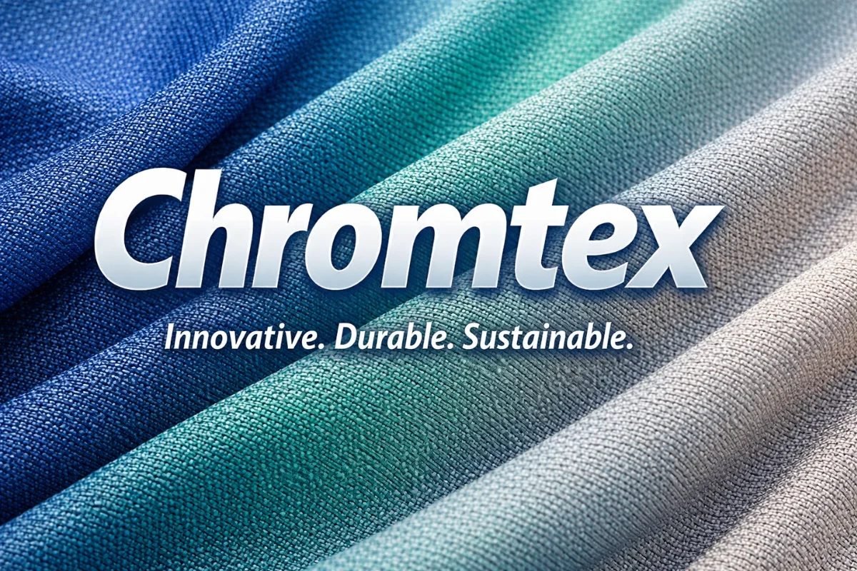 Chromtex futuristic high-performance fabric showcasing sustainable textile innovation