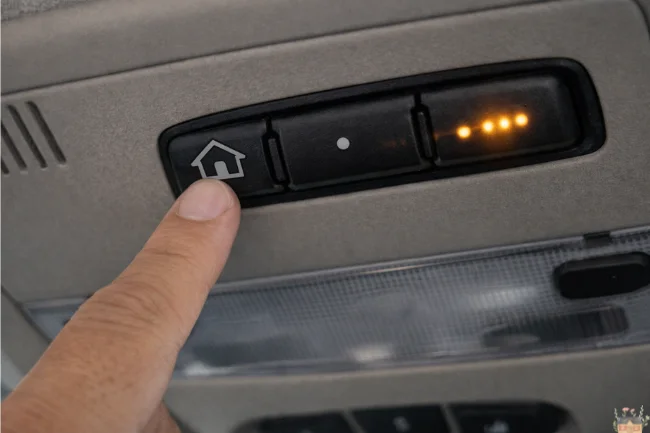 08 Yukon Program Garage Door Opener – pressing HomeLink button with blinking LED during troubleshooting