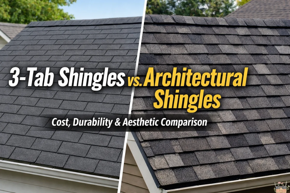 3-Tab Shingles vs. Architectural Shingles