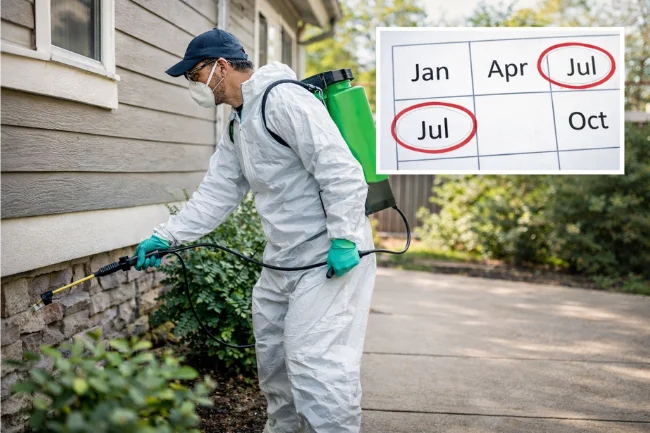 annual vs quarterly pest control
