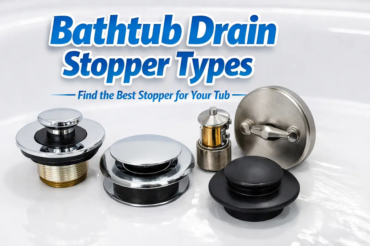 Bathtub Drain Stopper Types
