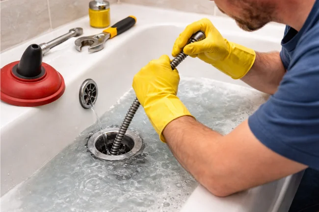 Bathtub Drain Won’t Drain