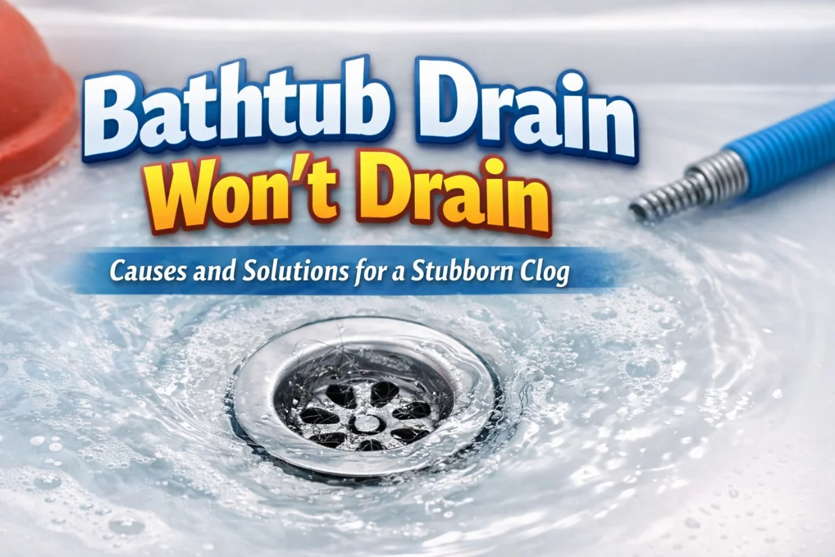 Bathtub Drain Won’t Drain