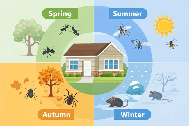 best pest control schedule for home