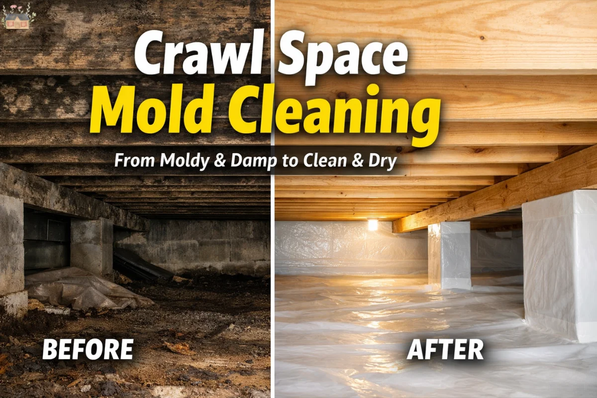 Crawl Space Mold Cleaning