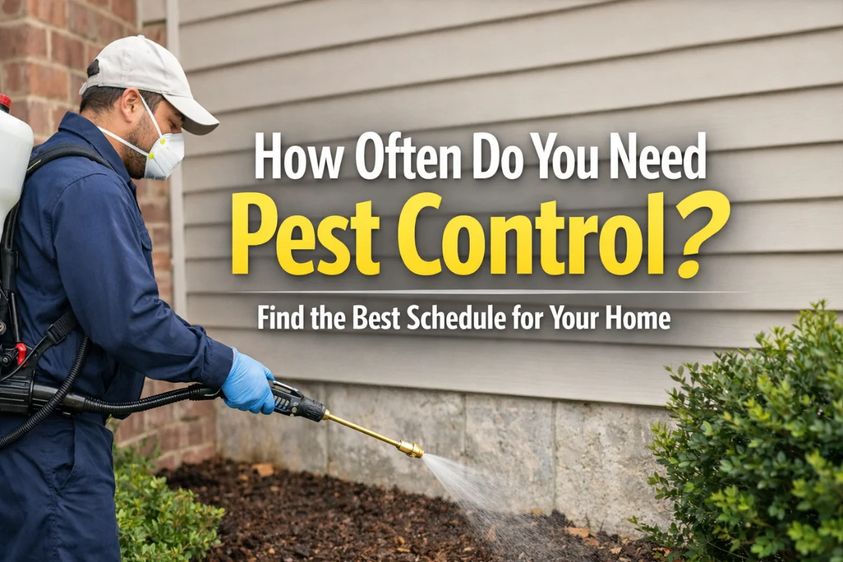 how often do you need pest control