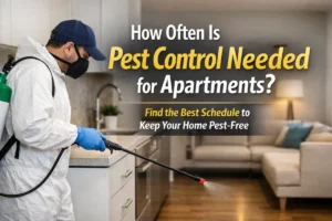how often is pest control needed for apartments