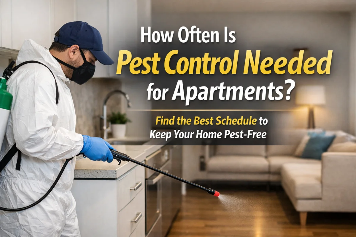 how often is pest control needed for apartments
