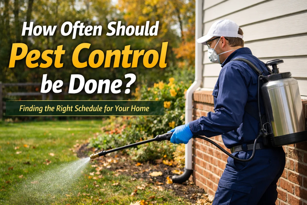 how often should pest control be done