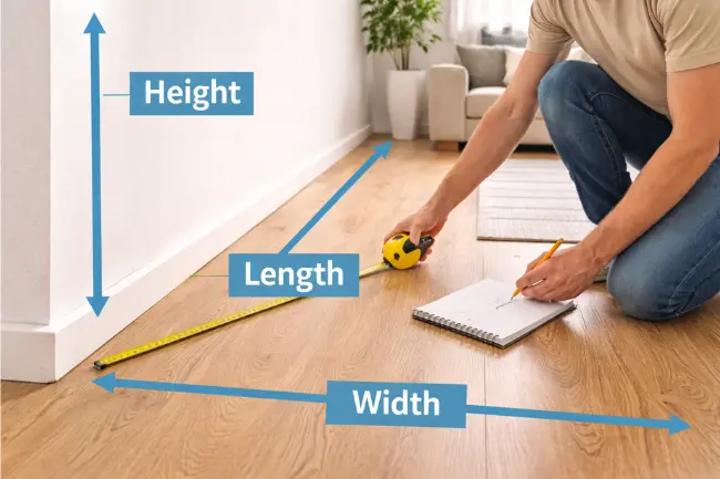 How to Measure Room for Furniture