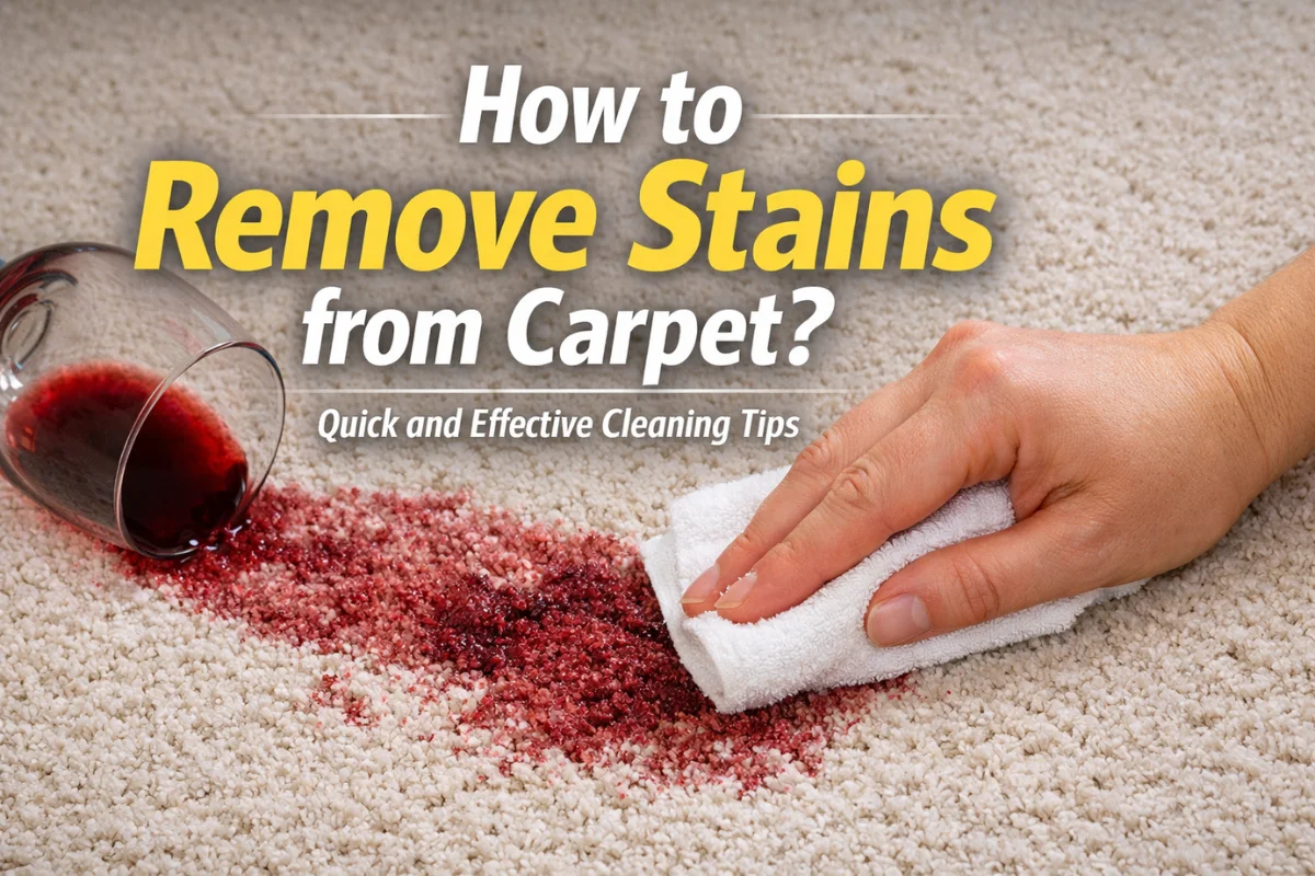 How to Remove Stains from Carpet