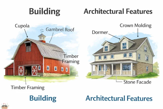Is a Barn an Architectural Feature?
