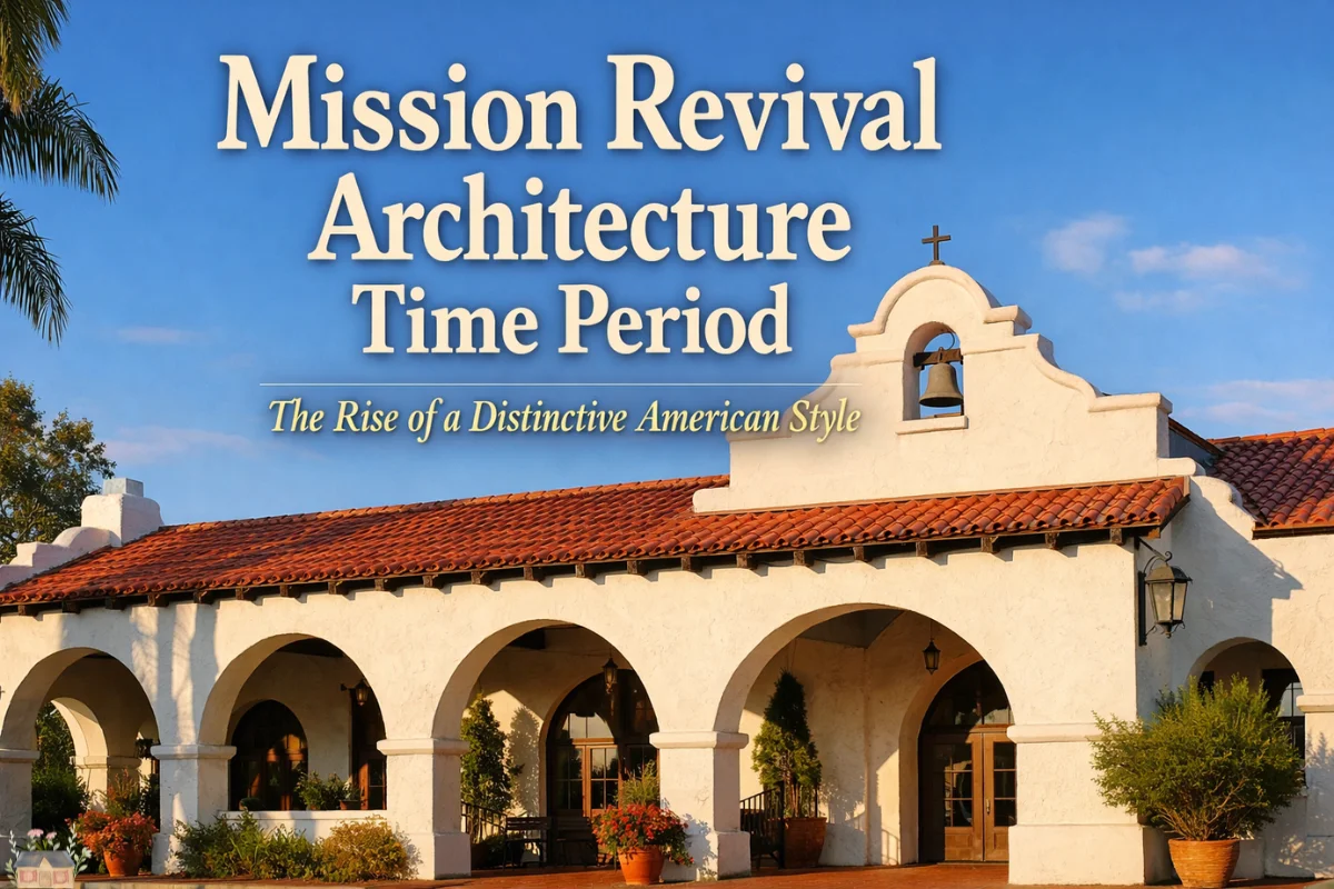 Mission Revival Architecture Time Period