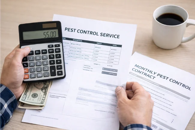monthly pest control pros and cons