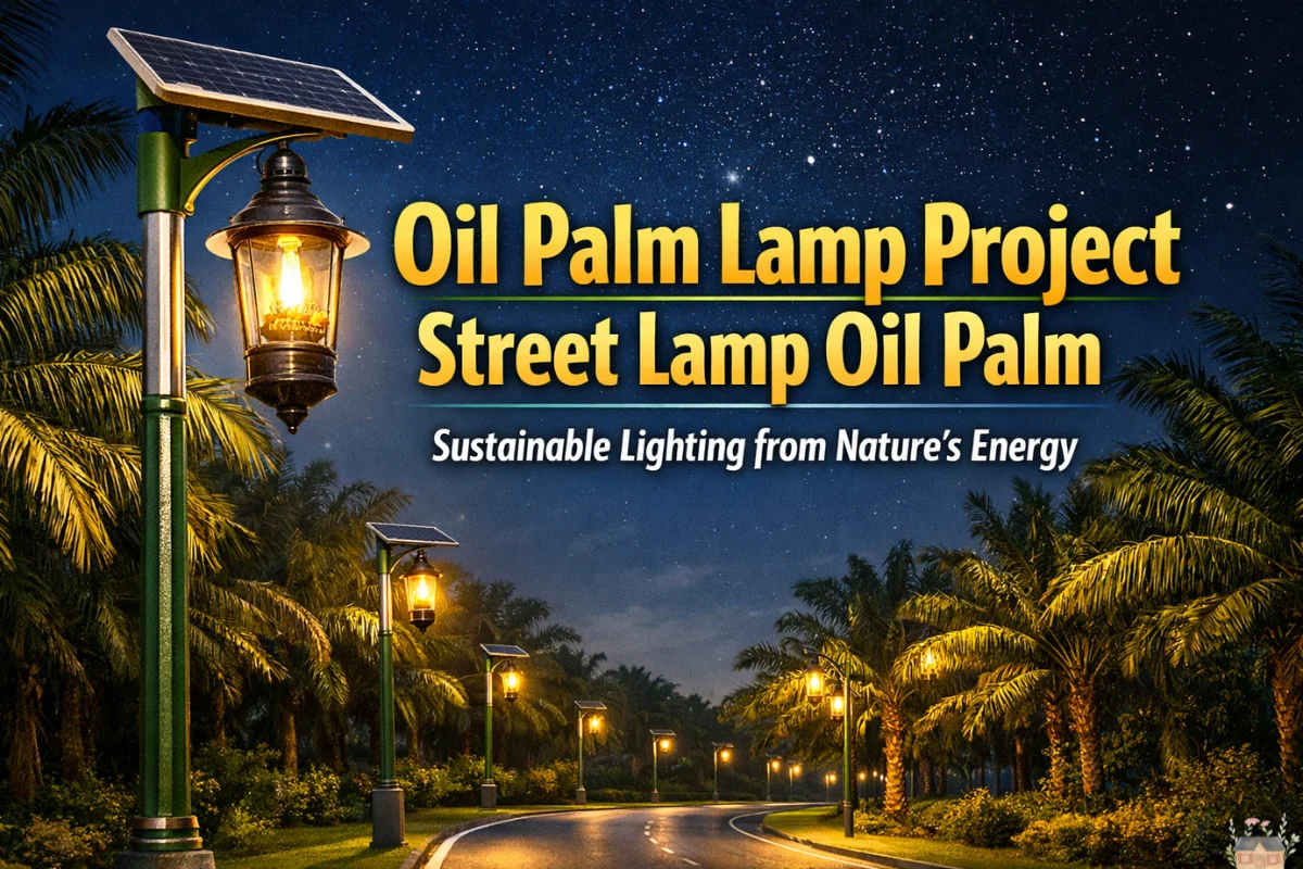 Oil Palm Lamp Project Street Lamp Oil Palm
