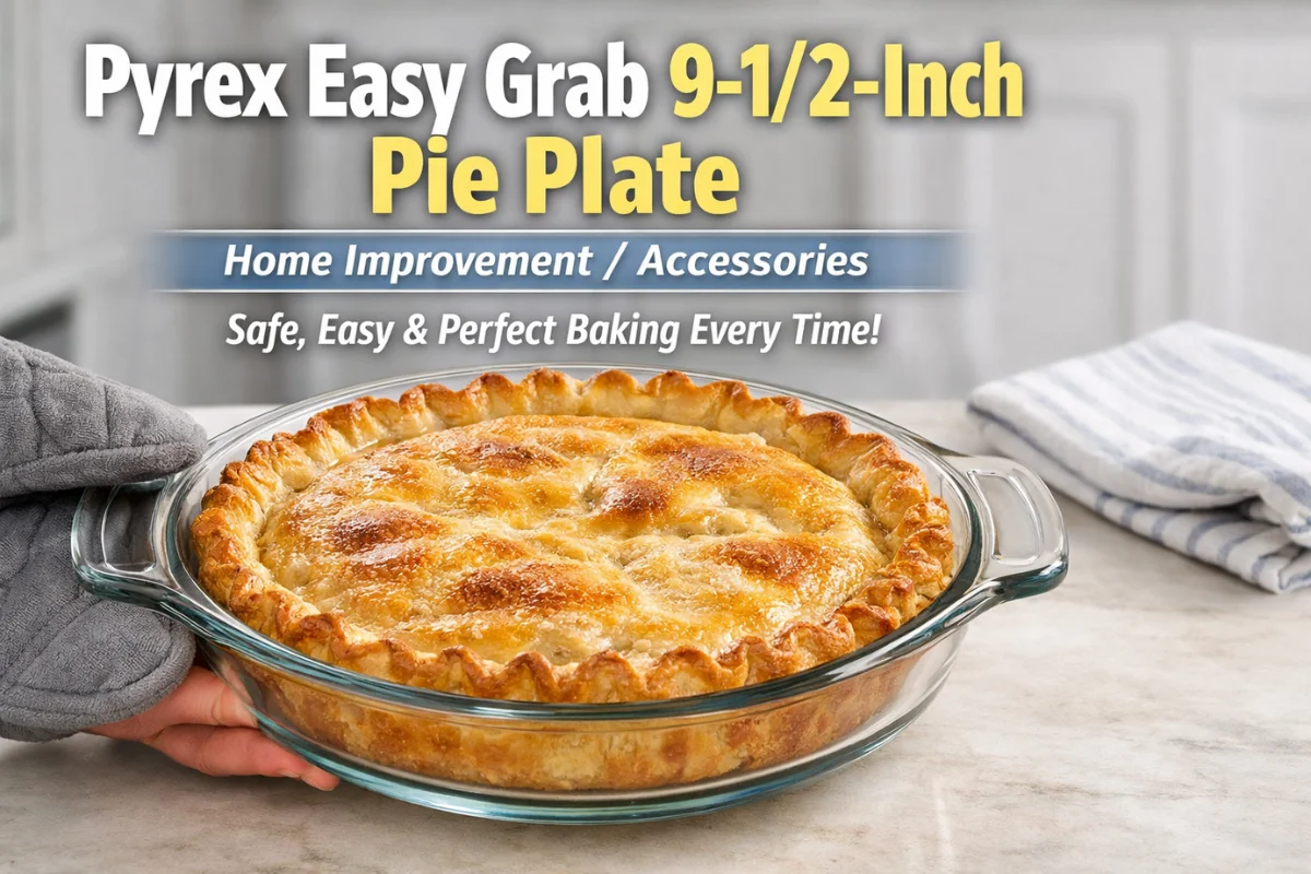Pyrex Easy Grab 9-1/2-inch Pie Plate Home Improvement/Accessories