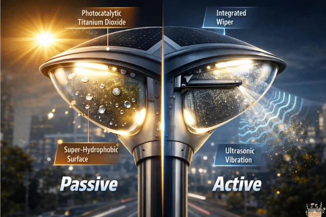 Self Cleaning Street Lamp Research Dust Resistant Lamp Project Exist