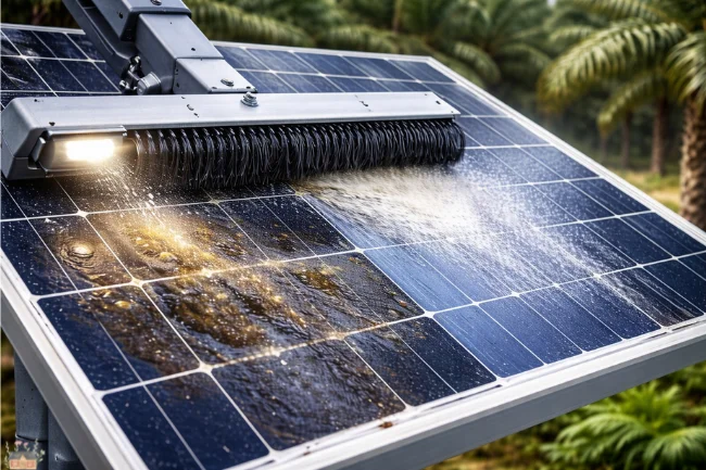 Self Cleaning Street Light Palm Oil