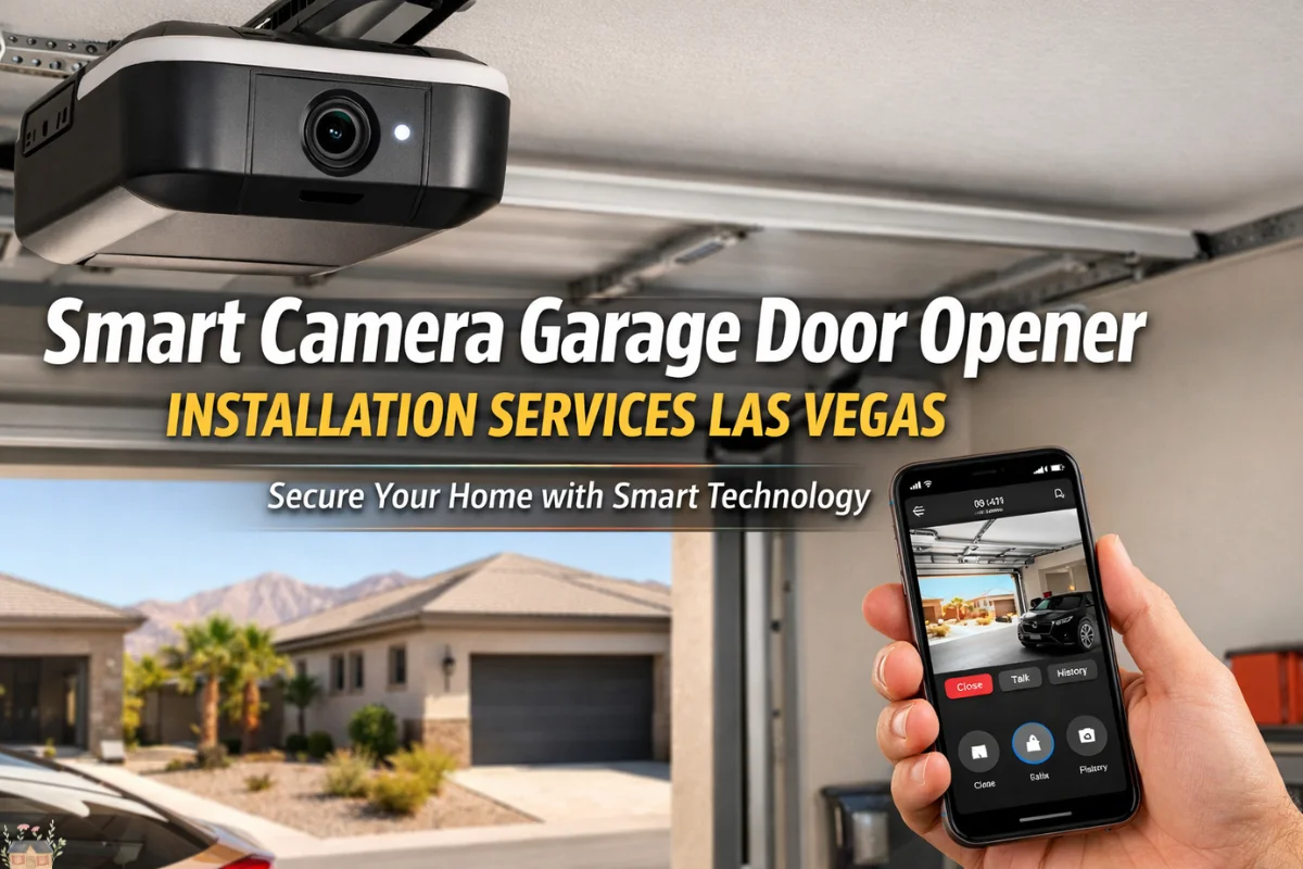 Smart Camera Garage Door Opener Installation Services Las Vegas