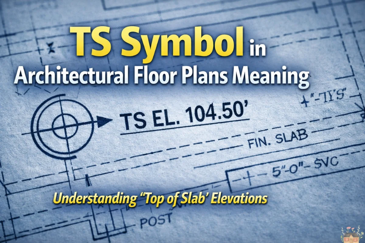 TS Symbol in Architectural Floor Plans Meaning