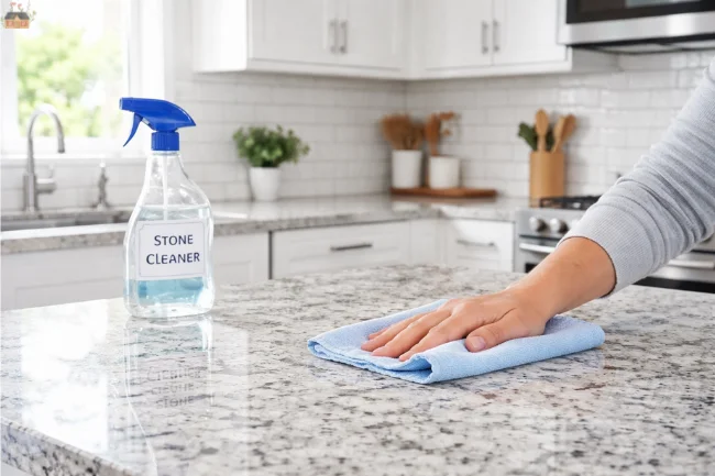 White Kitchen Cabinets with Granite Countertops