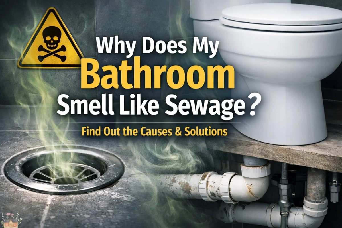Why Does My Bathroom Smell Like Sewage? Causes & Fixes