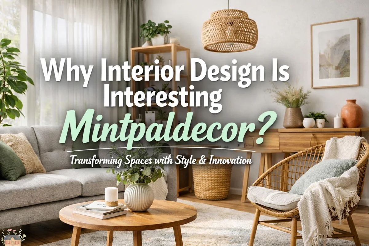Why Interior Design is Interesting Mintpaldecor?