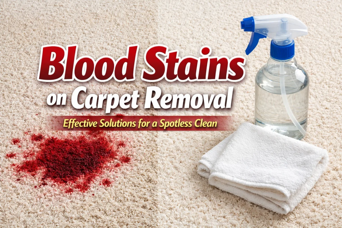 Blood Stains on Carpet Removal