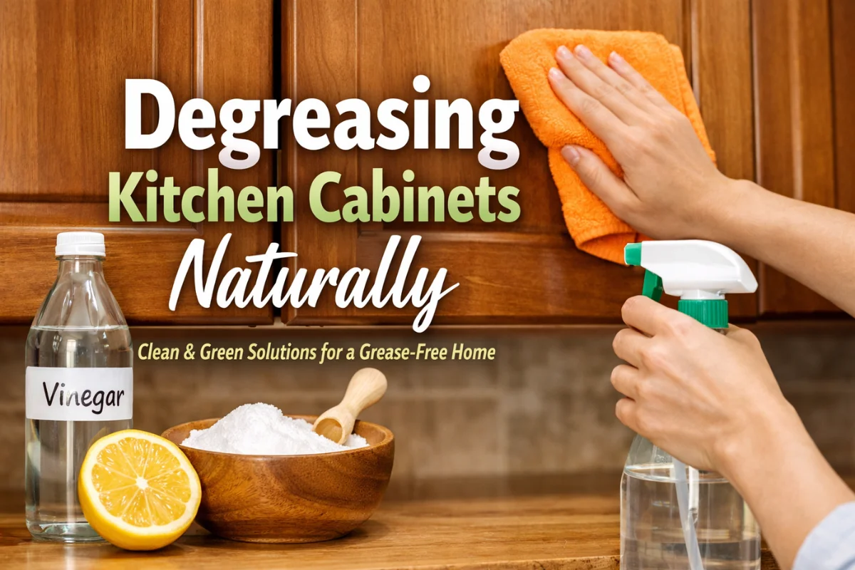 Degreasing Kitchen Cabinets Naturally