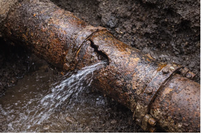 Glasgow Water Main Break Shettleston Road