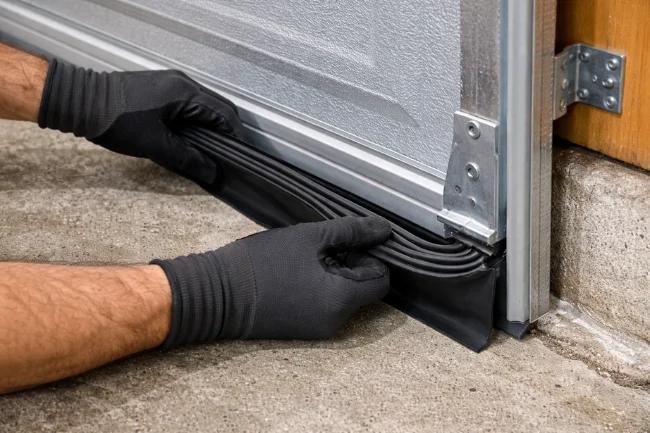 how to insulate a garage door