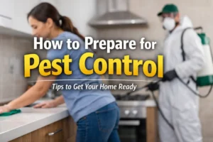 how to prepare for pest control