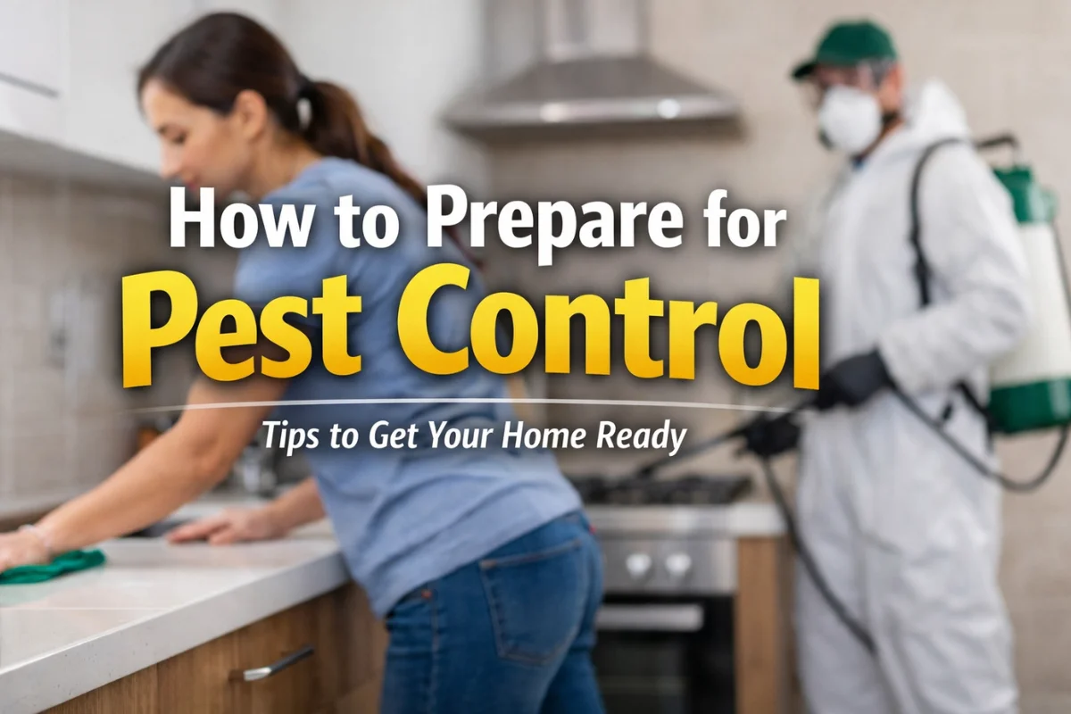 how to prepare for pest control