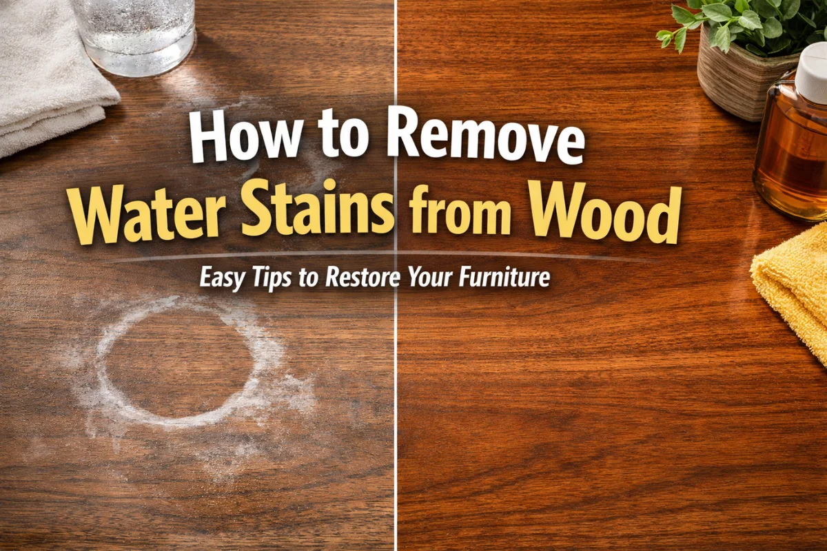 How to Remove Water Stains from Wood