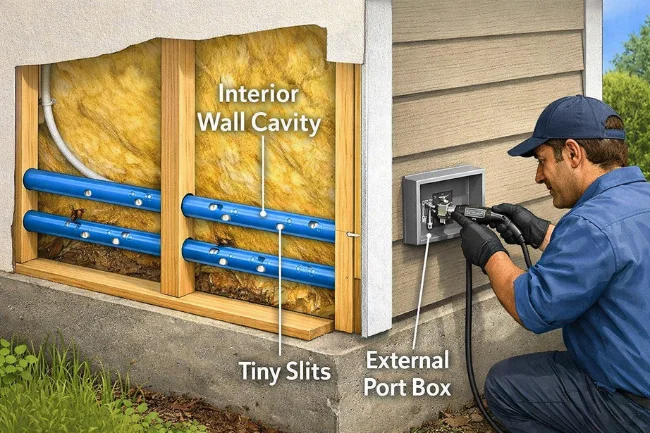 In-Wall Pest Control System