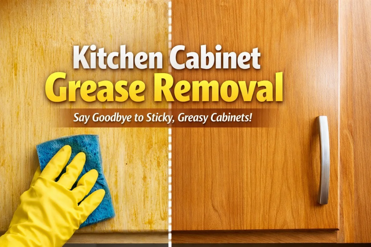 Kitchen Cabinet Grease Removal