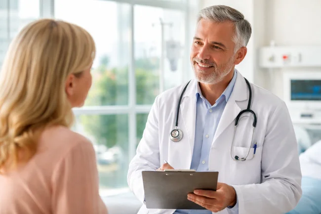 Healthcare consultation for Americans Moving to Mexico from the US at a modern private hospital in Mexico
