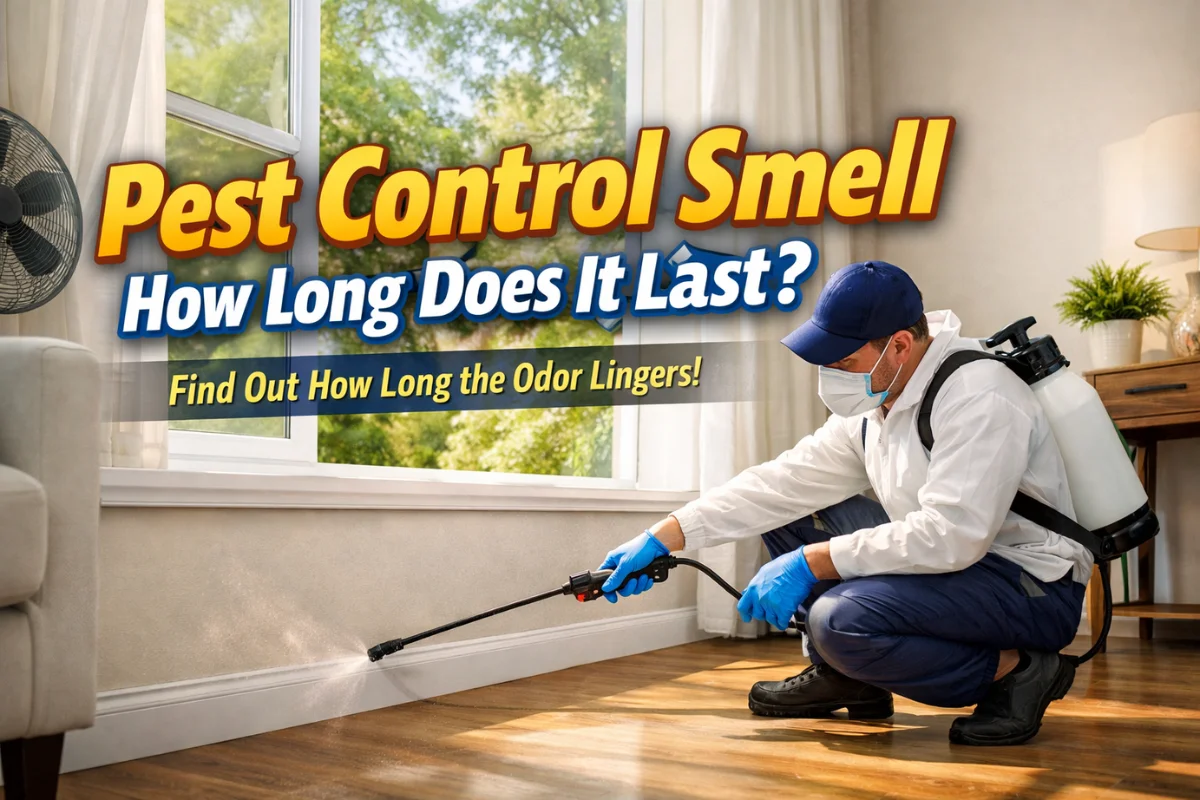 pest control smell how long does it last