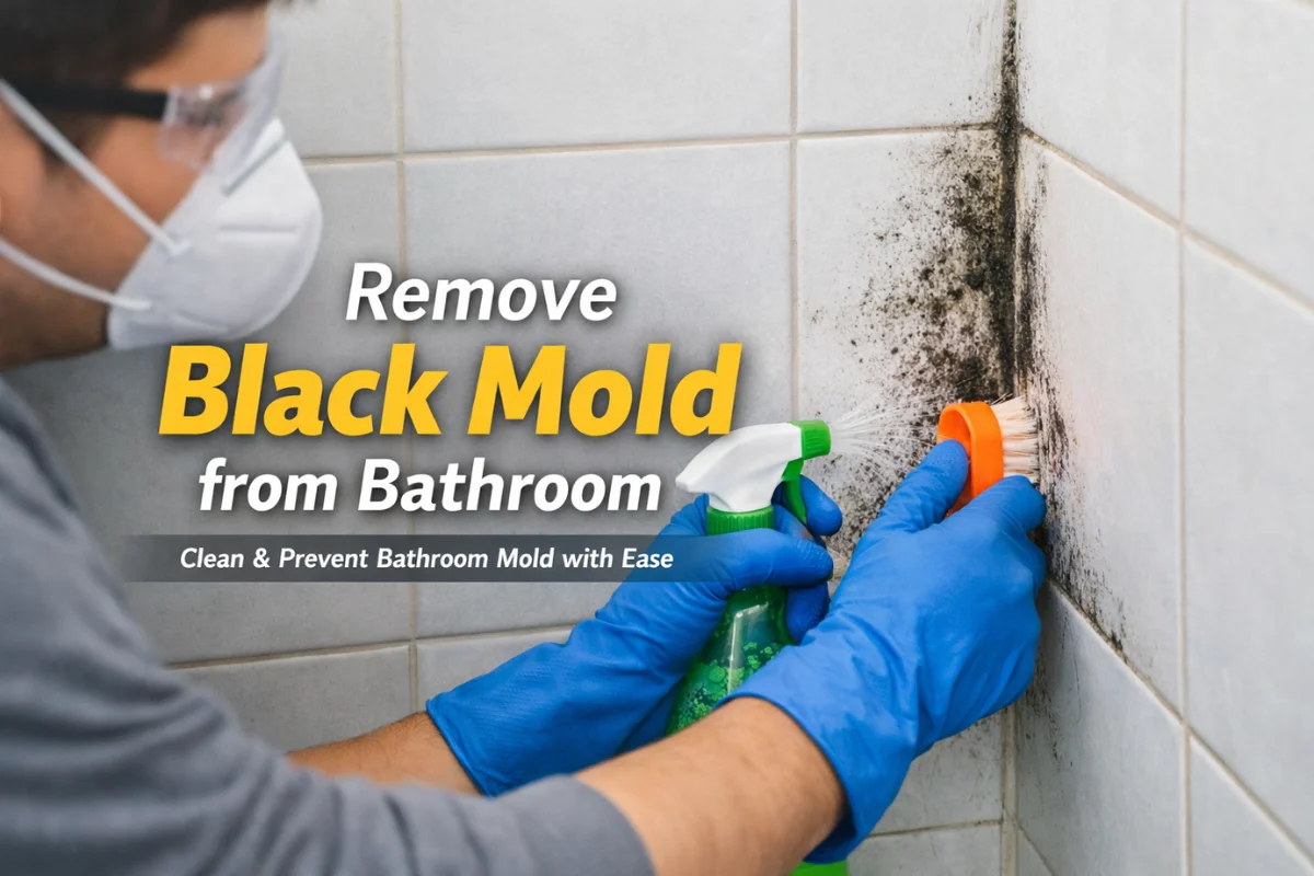 Remove Black Mold from Bathroom