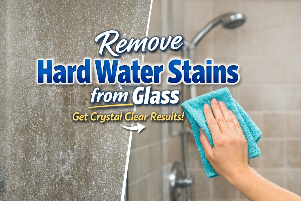 Remove Hard Water Stains from Glass