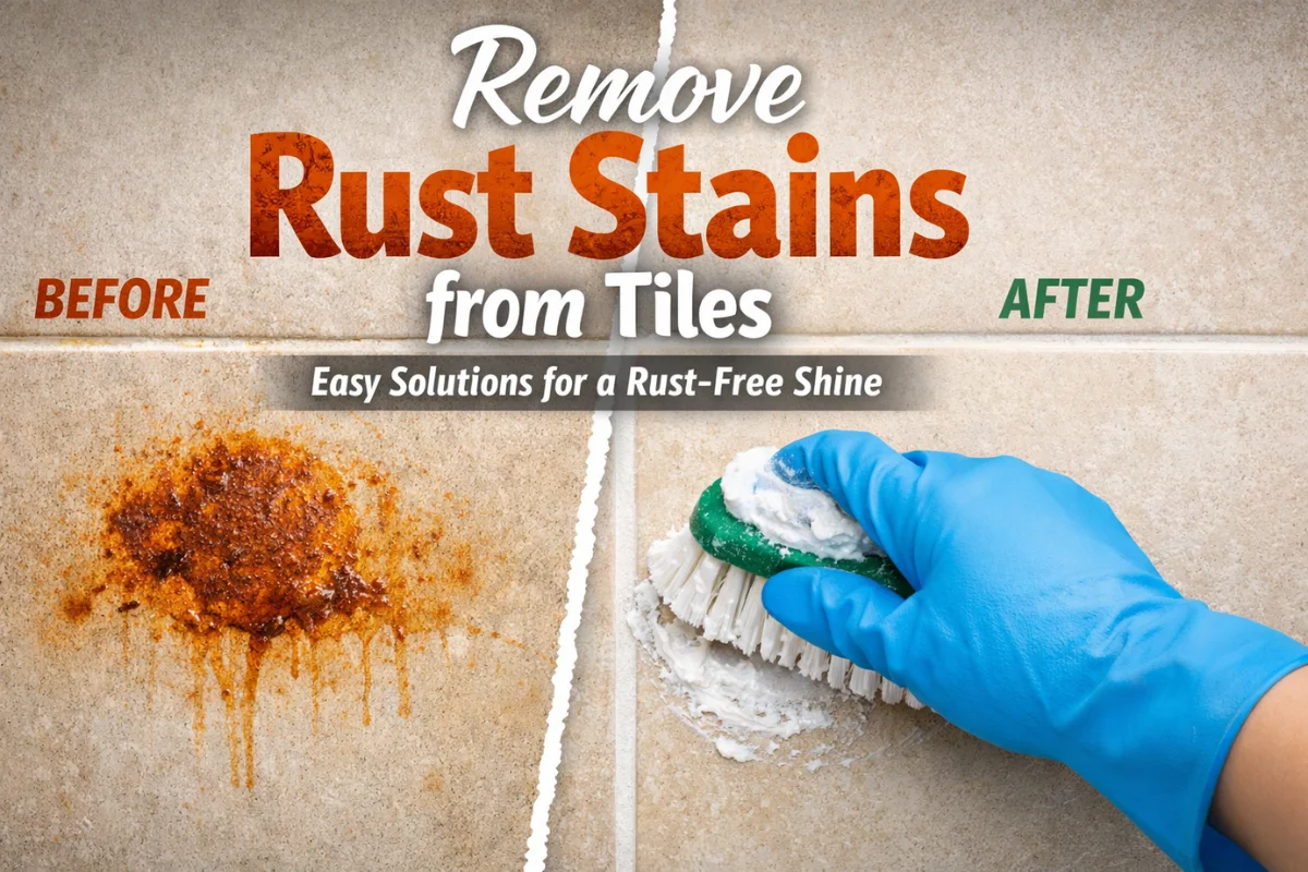 Remove Rust Stains from Tiles