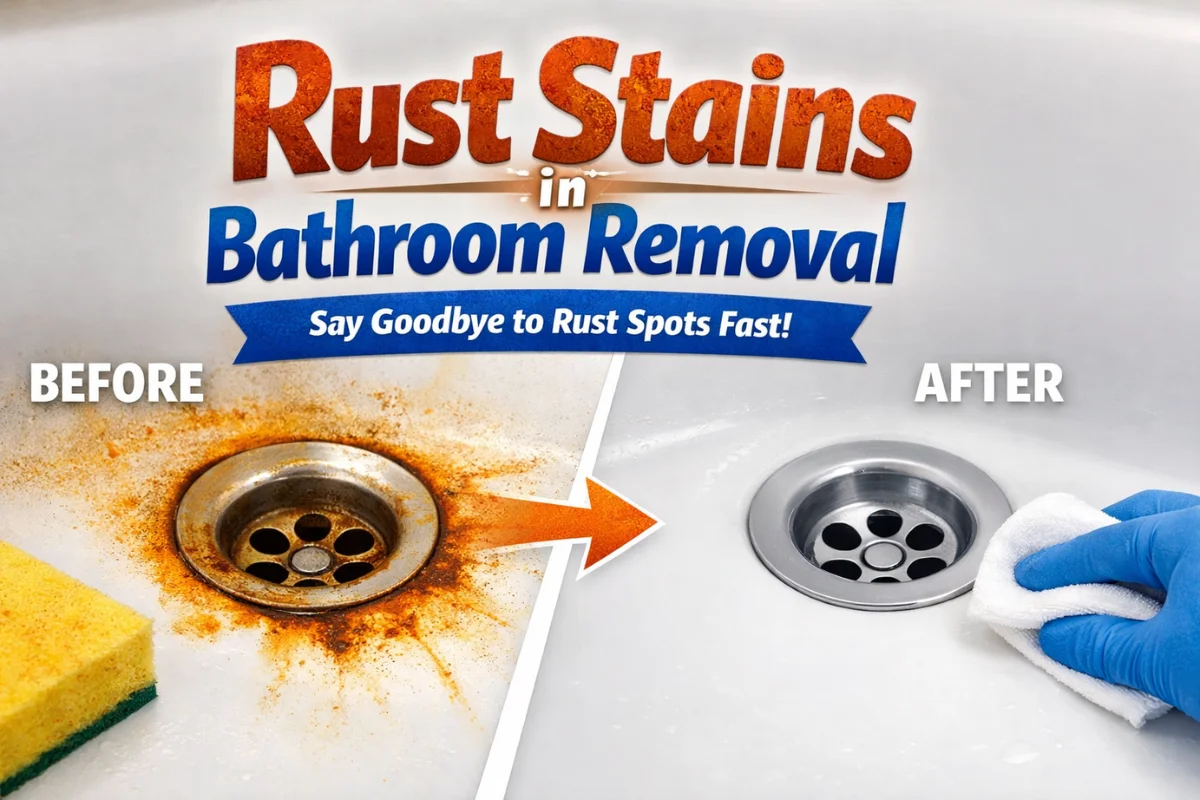 Rust Stains in Bathroom Removal