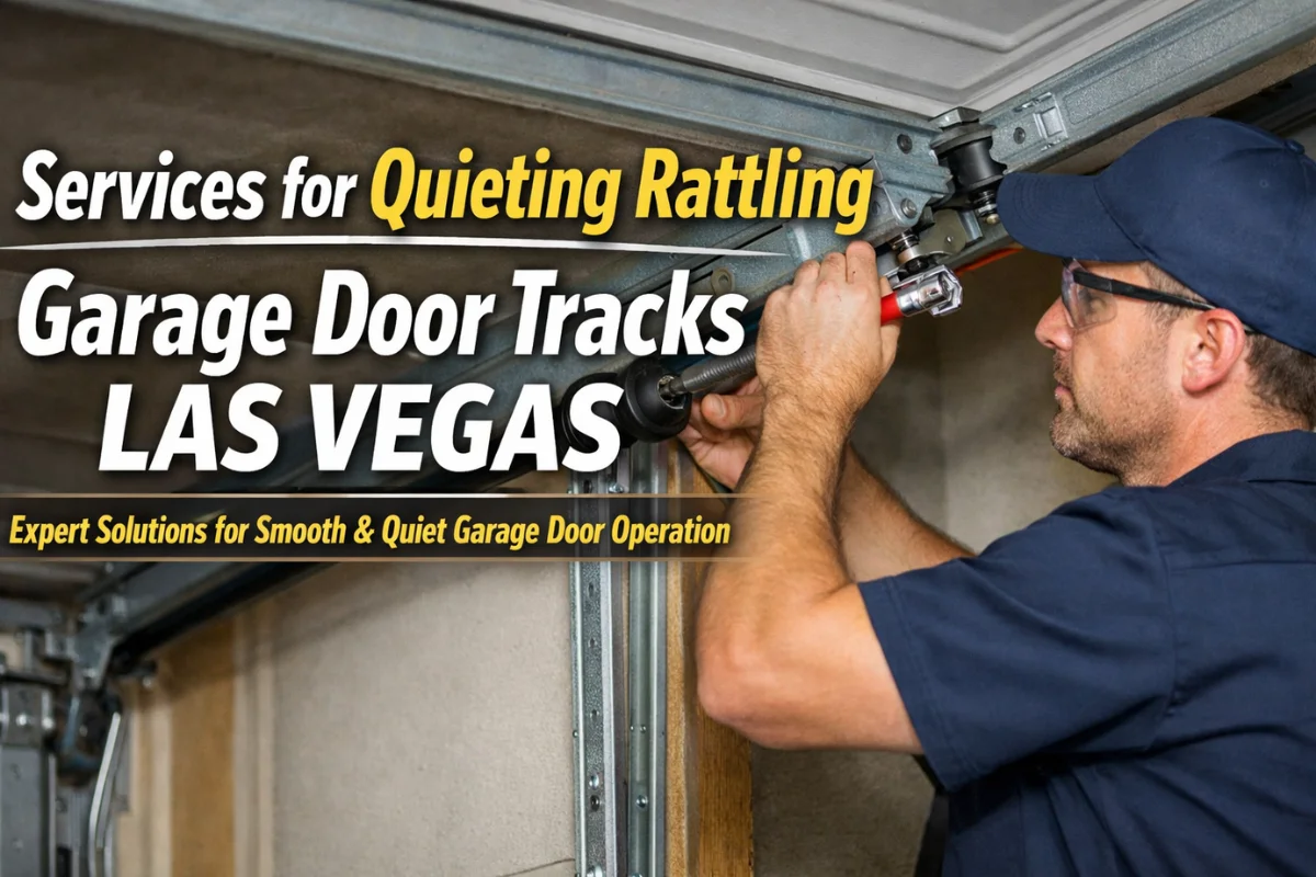 Services for Quieting Rattling Garage Door Tracks Las Vegas
