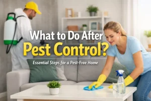 what to do after pest control?