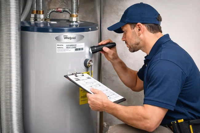 Whirlpool Water Heater Age